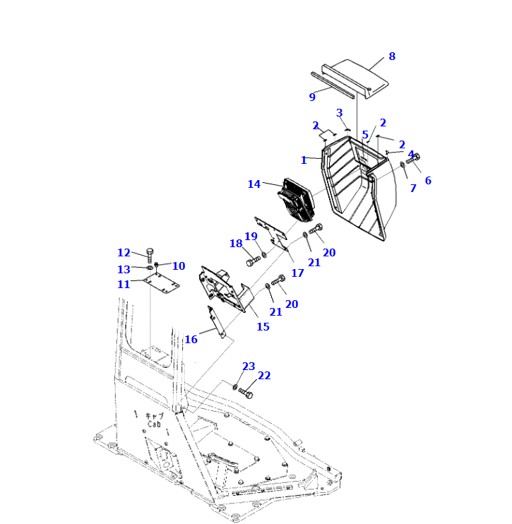 D65PX-16 MONITOR 7831-69-5007,7831-69-5006,7831-69-5005,7831-69-5004,7831-69-5003,7831-69-5002,7831-69-5001