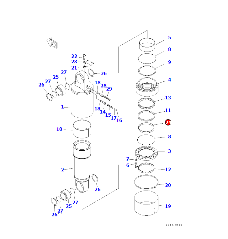 HD785-7 BUSHING 561-50-82341,561-50-81340,561-50-82331