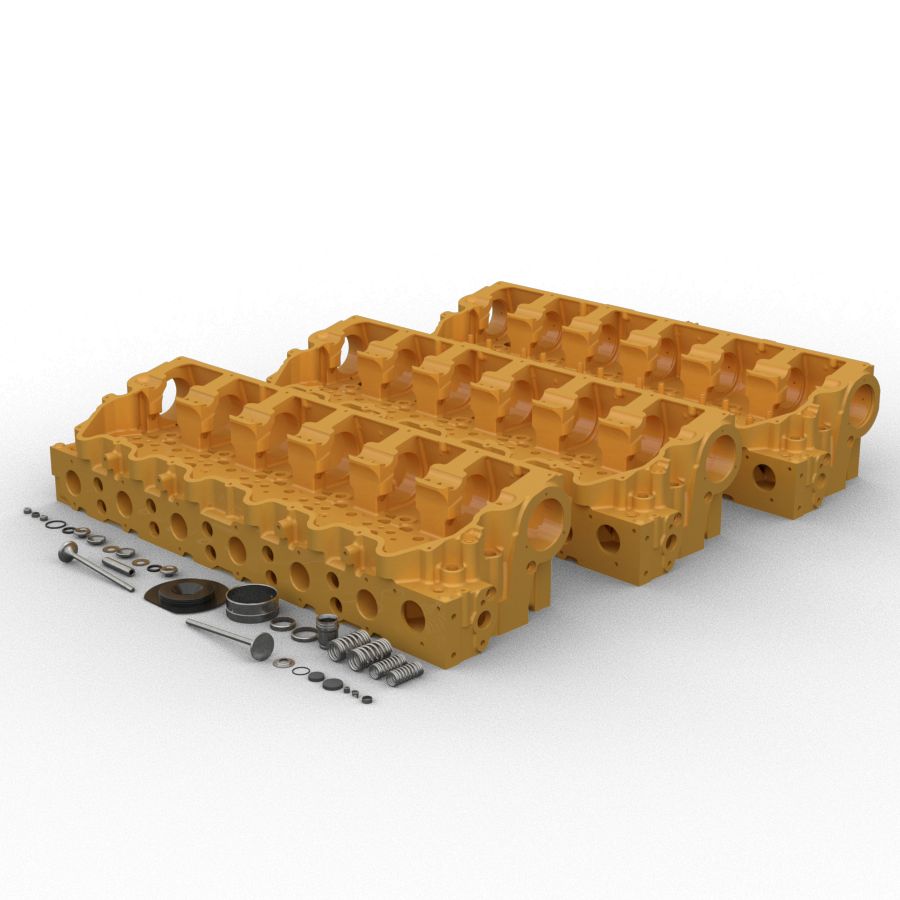 CAT740 CYLINDER HEAD ASSY,2239250,223-9250