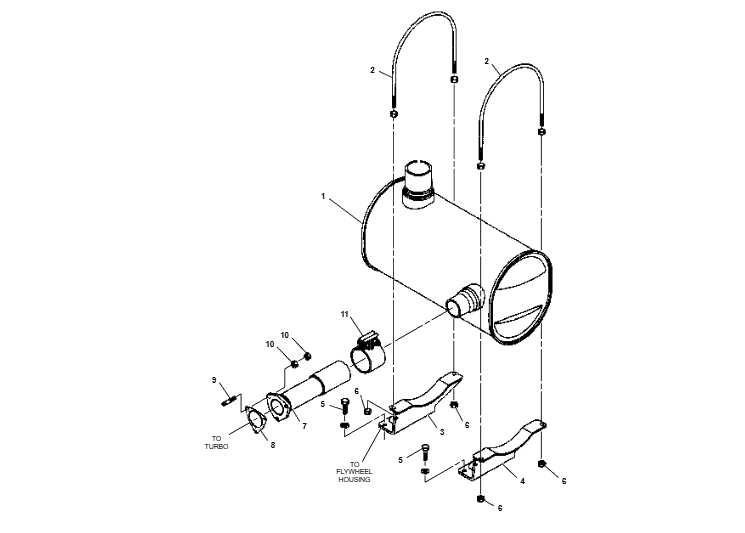 320D MUFFLER,294-1762,2941762