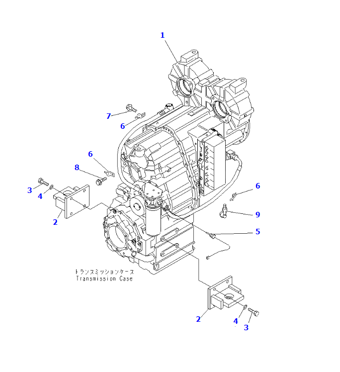 WA480-5L TRANSMISSION ASSY 714-07-Y0000, 714-07-Y0001,SHANTE SONGZHENG