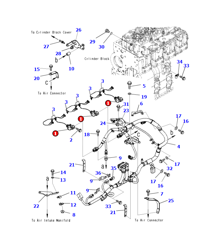 PC300-8MO WIRING HARNESS 6745-81-9240,JINING SHANTE SONGZHENG