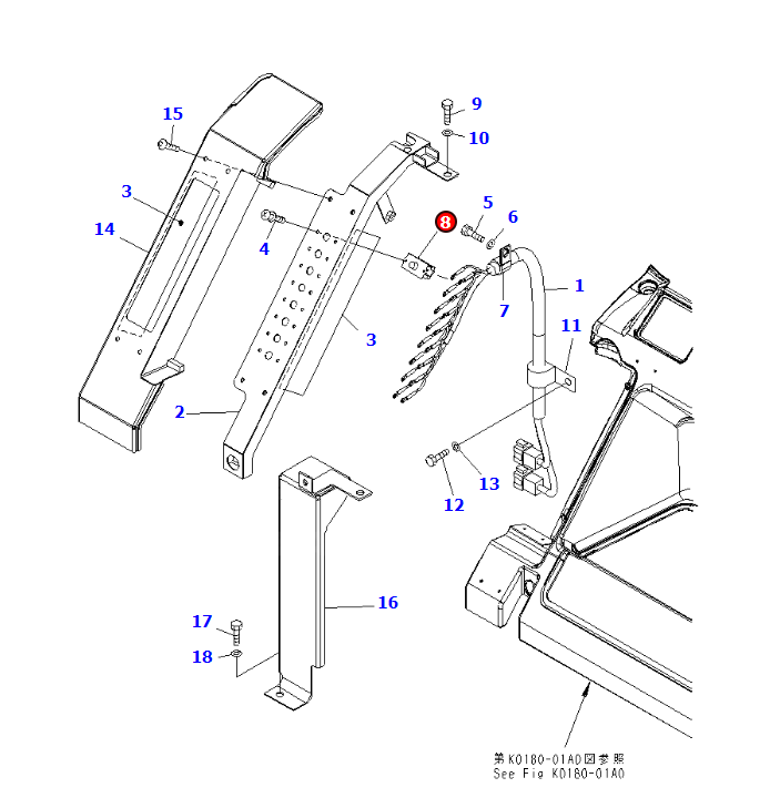 PC1250-7 CIRCUIT BREAKER,209-06-77350,209-06-77460,GENUINE PARTS