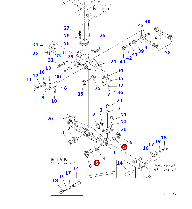 D275A-2 RING 17M-50-24350,SEAL 17M-50-12291, ORIGINAL PARTS