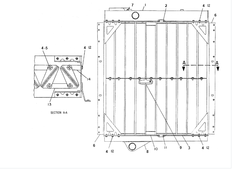 CAT966E OIL COOLER CORE,2W-7933,2W7933