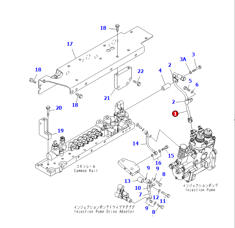 PC1250-8 WIRING HARNESS 6245-81-9130, KOMTRAX HARNESS