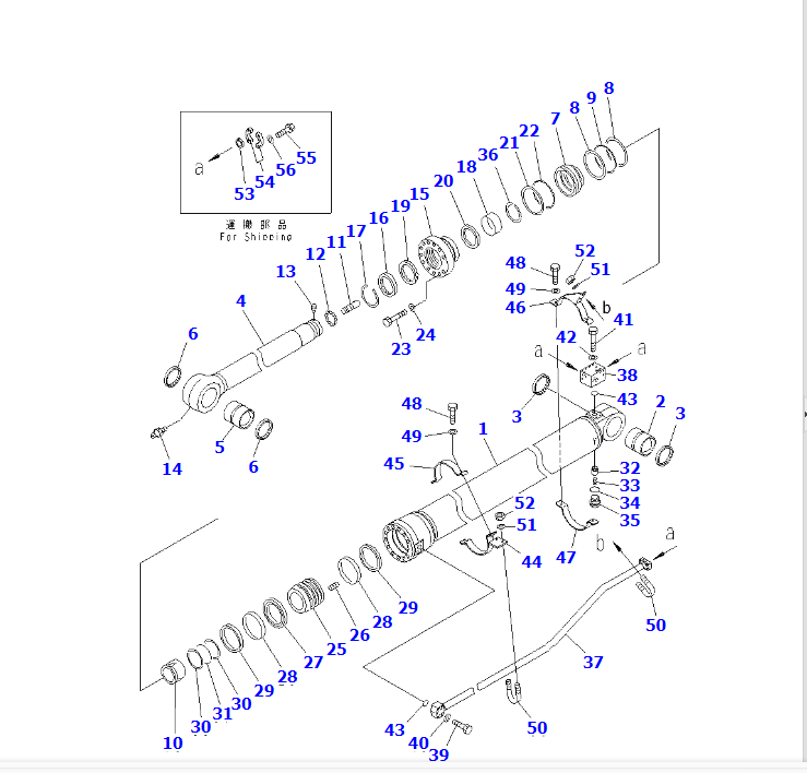 PC300-8 ARM CYLINDER ASSY 707-01-0C601