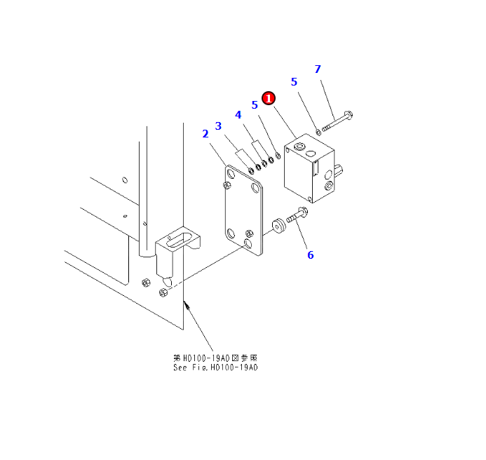 HD465-7 VALVE ASSY 569-43-83140, SHANTE SONGZHENG