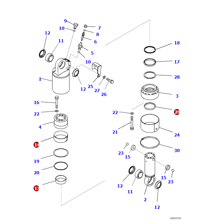 HD785-3 RING 56D-50-13221,BUSHING 56D-50-13221,SEAL 56D-50-13190