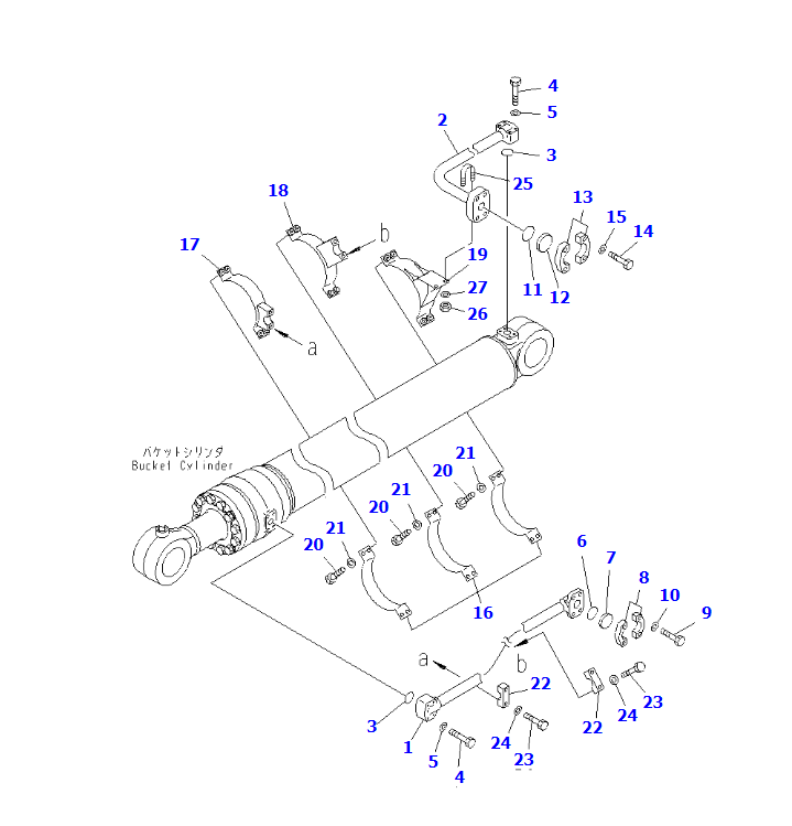 PC1250-7 CYLINDER TUBE 21N-63-72880,21N-63-72780,SHANTE SONGZHENG