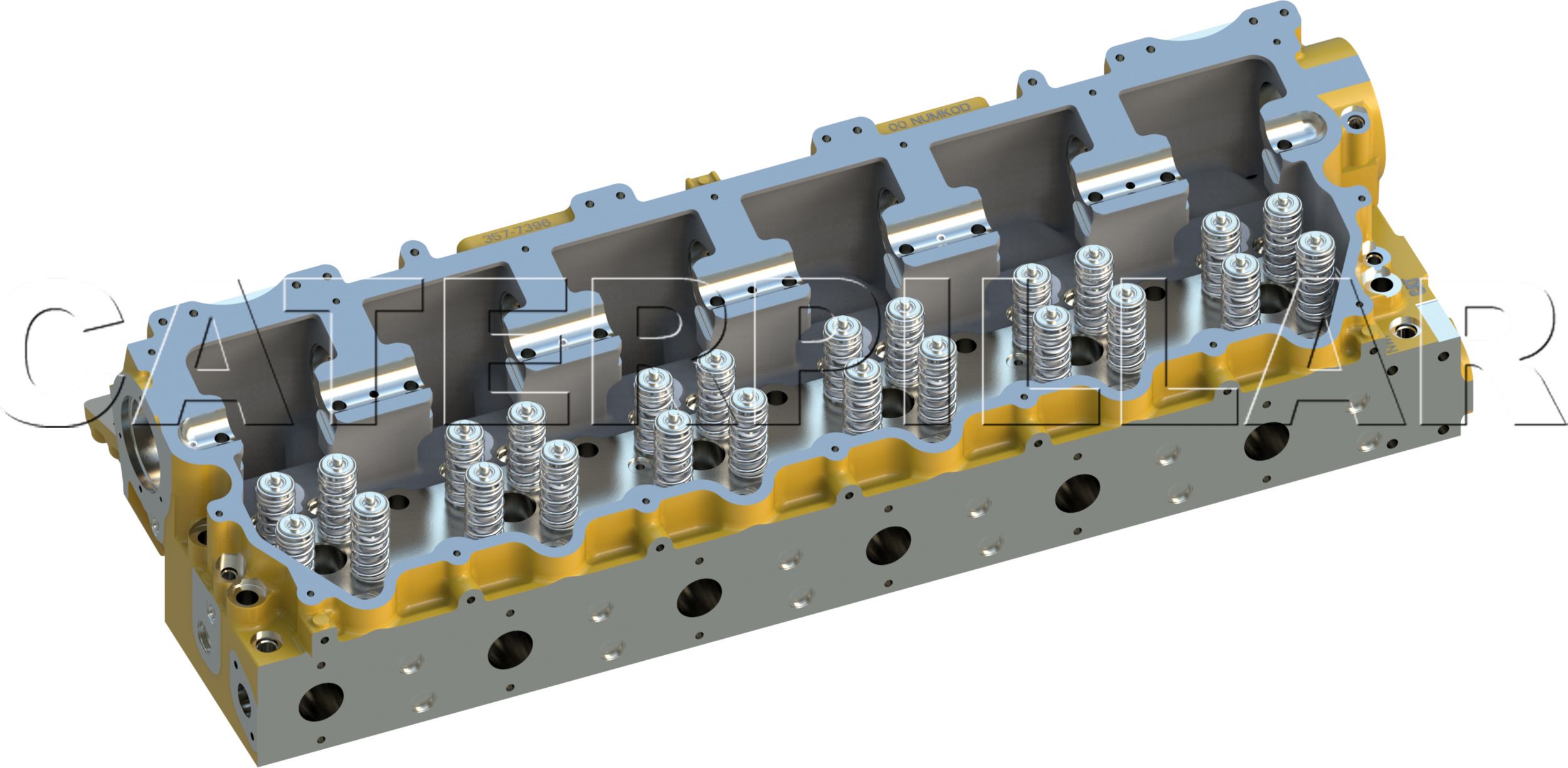 CAT C32 CYLINDER HEAD ASSY,3590936,359-0936,6531752,653-1752