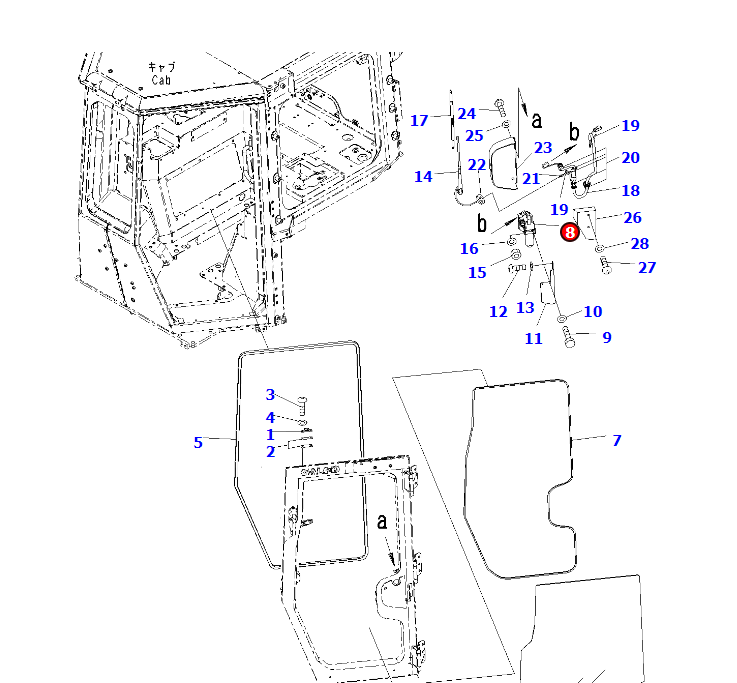 D31PX-22 WIPER MOTOR 12Y-978-2431,17A-Z11-2512,