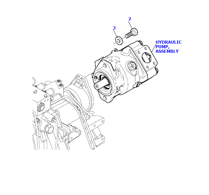 WB97R-5 HYDRAULIC PUMP 708-1U-00162,708-1U-00161,SHANTE SONGZHENG