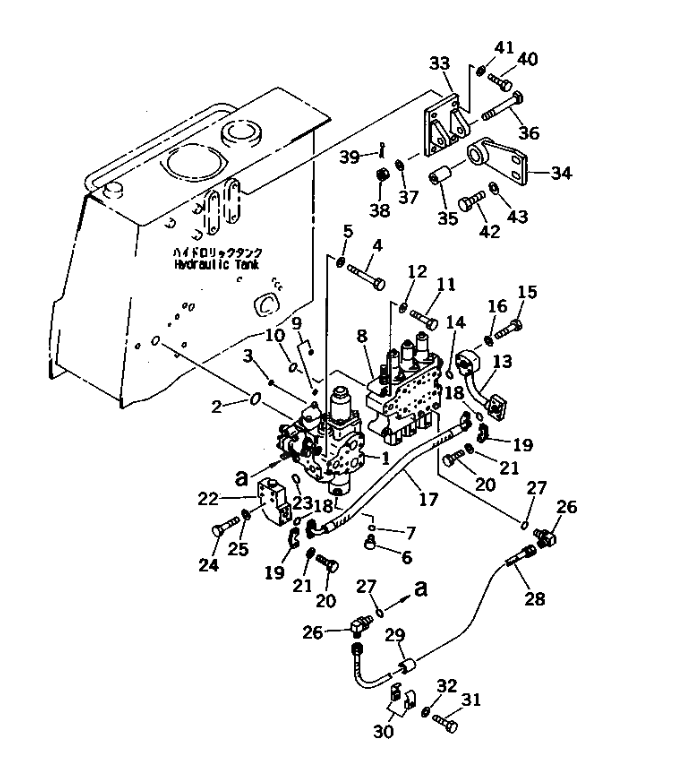 D375A-3 VALVE ASSY 709-61-11701,709-61-11700,SHANTE SONGZHENG