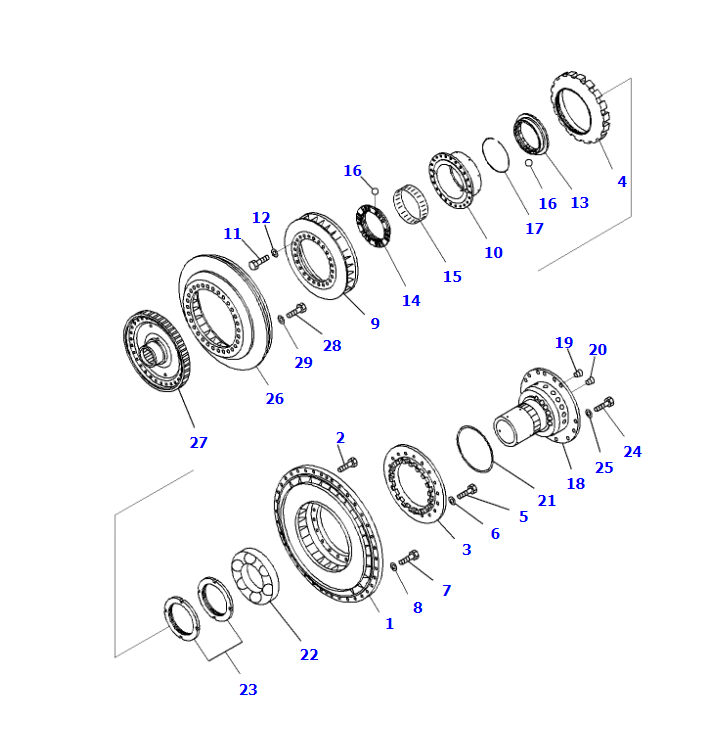 HD785-7 TORQUE CONVERTER AND TRANSMISSION 561-13-70050,SHANTE SONGZHENG