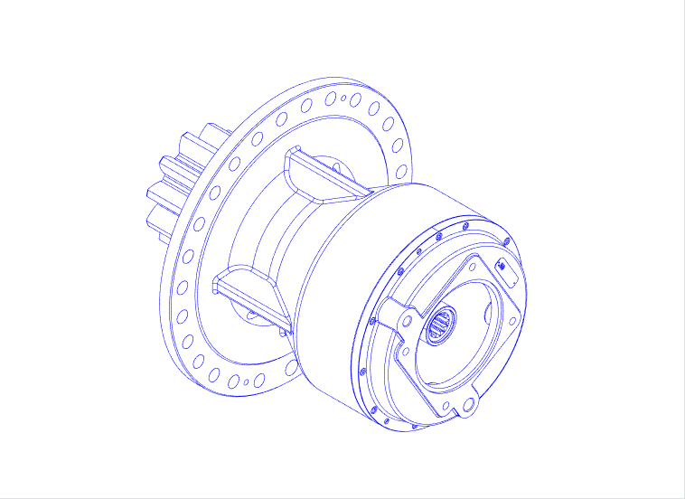 CA350 SWING DRIVE ASSY,602-5995,6025995