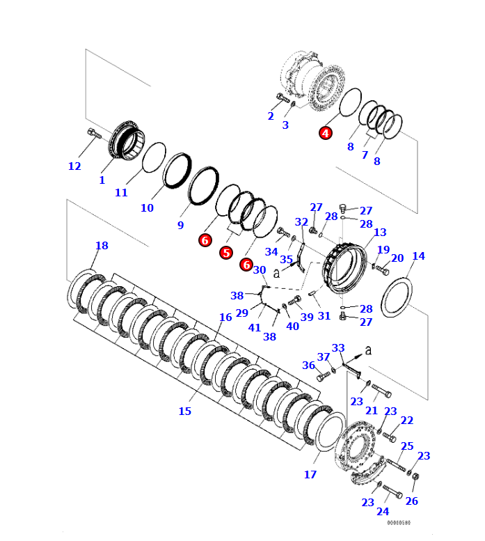 HD465-7 FLOATING SEAL ASSY 568-33-00017,568-33-00023, SHANTE SONGZHENG