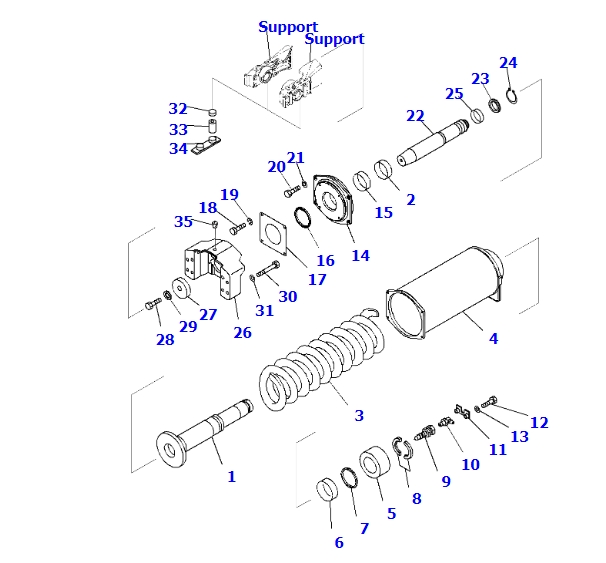 17A-30-48630 valve suitable for D155A-6