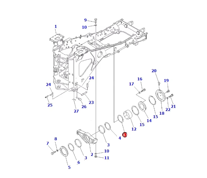 427-46-12311 Packing Suitable for Wheel Loader WA800-1-13 Spare Parts in Stock