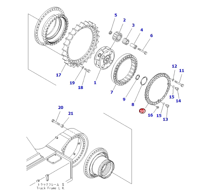 Wholesale Price 21N-27-31161 Cover Suitable Excavator PC1250-7 Spare Parts