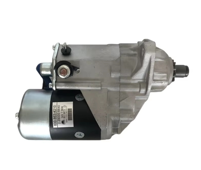 600-813-9322 Starting Motor  for Engine Number S6D125E-2A-6 Excavator PC450-8